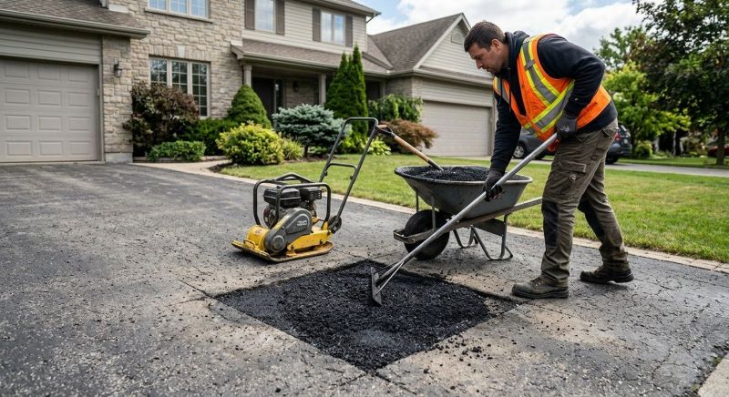 Asphalt Pothole Filling in Little Rock, AR