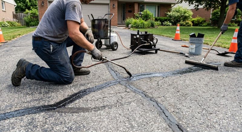 Road Crack Repair in Savannah, GA