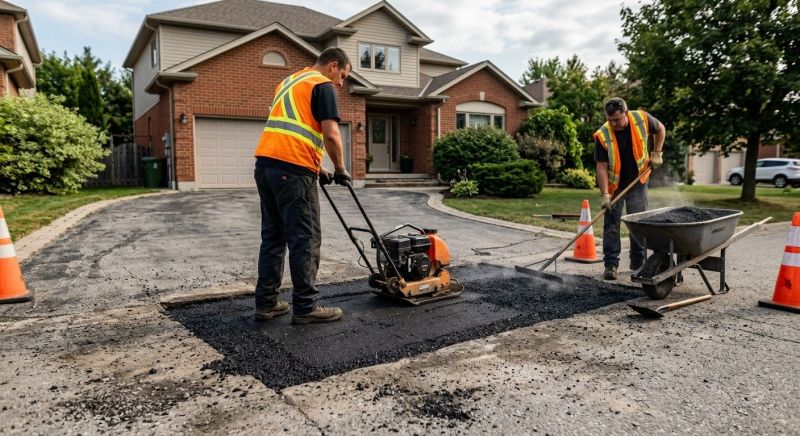 Blacktop Driveway Repair in Orange County, CA